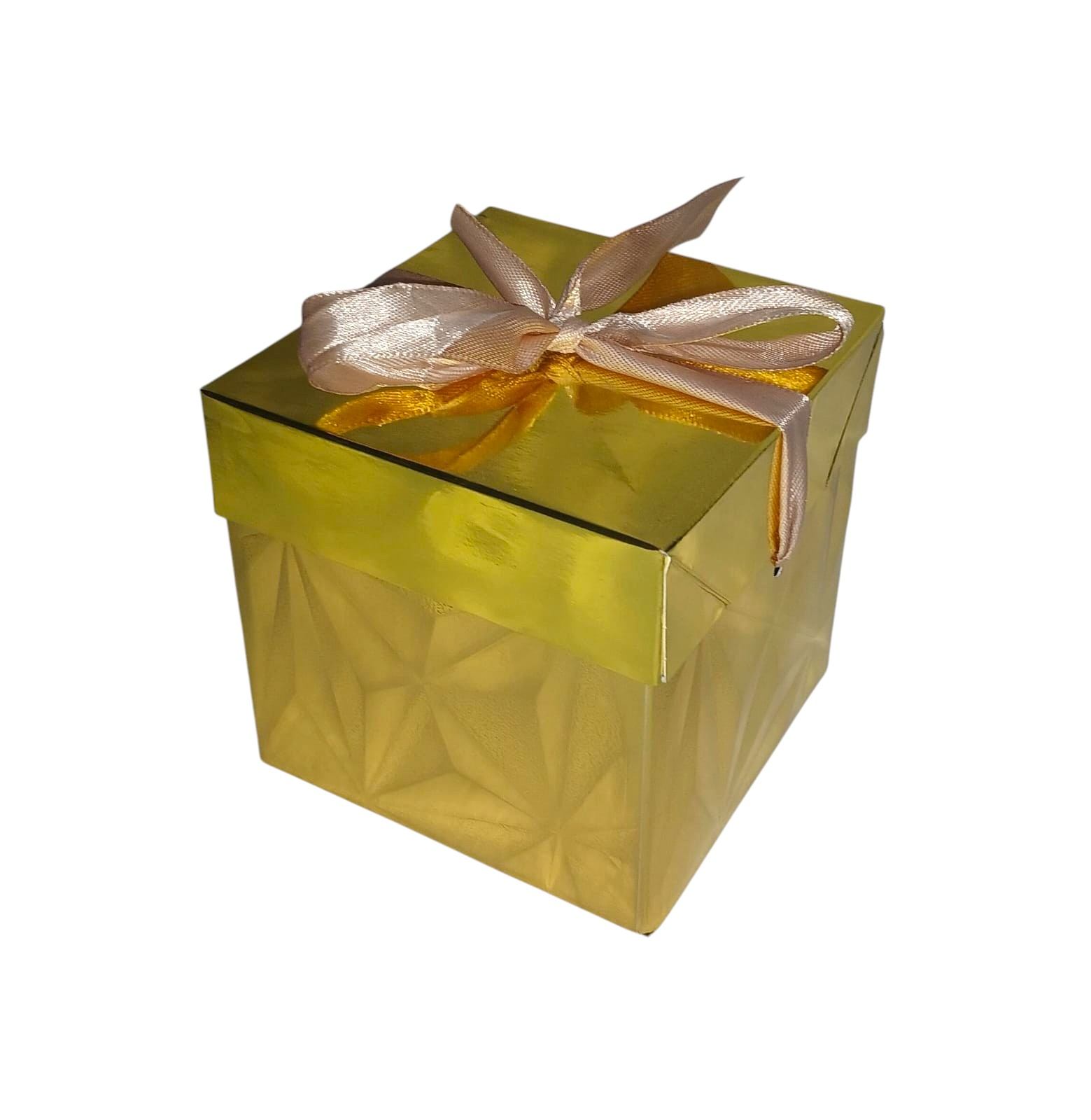 CAIXA CUBO METALIZADA 10X10X10